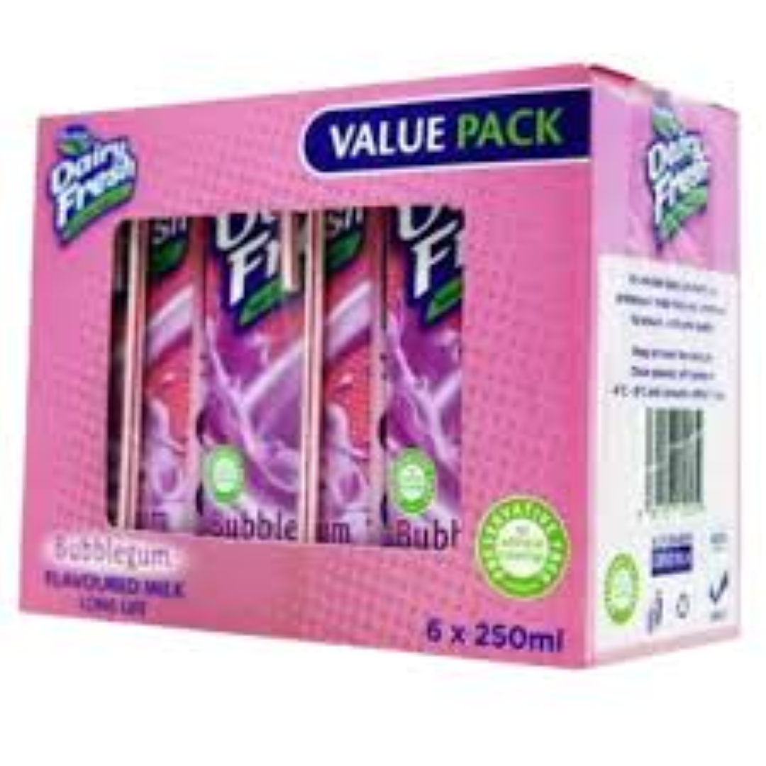 BROOKSIDE BUBLEGUM FLAV.UHT MILK 6PACK